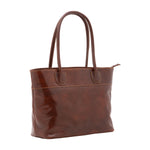 Borsa a tracolla da uomo in vera pelle 100% pelle 5562-Marrone I Fratelli