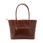 Borsa a tracolla da uomo in vera pelle 100% pelle 5562-Marrone I Fratelli