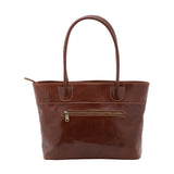 Borsa a tracolla da uomo in vera pelle 100% pelle 5562-Marrone I Fratelli