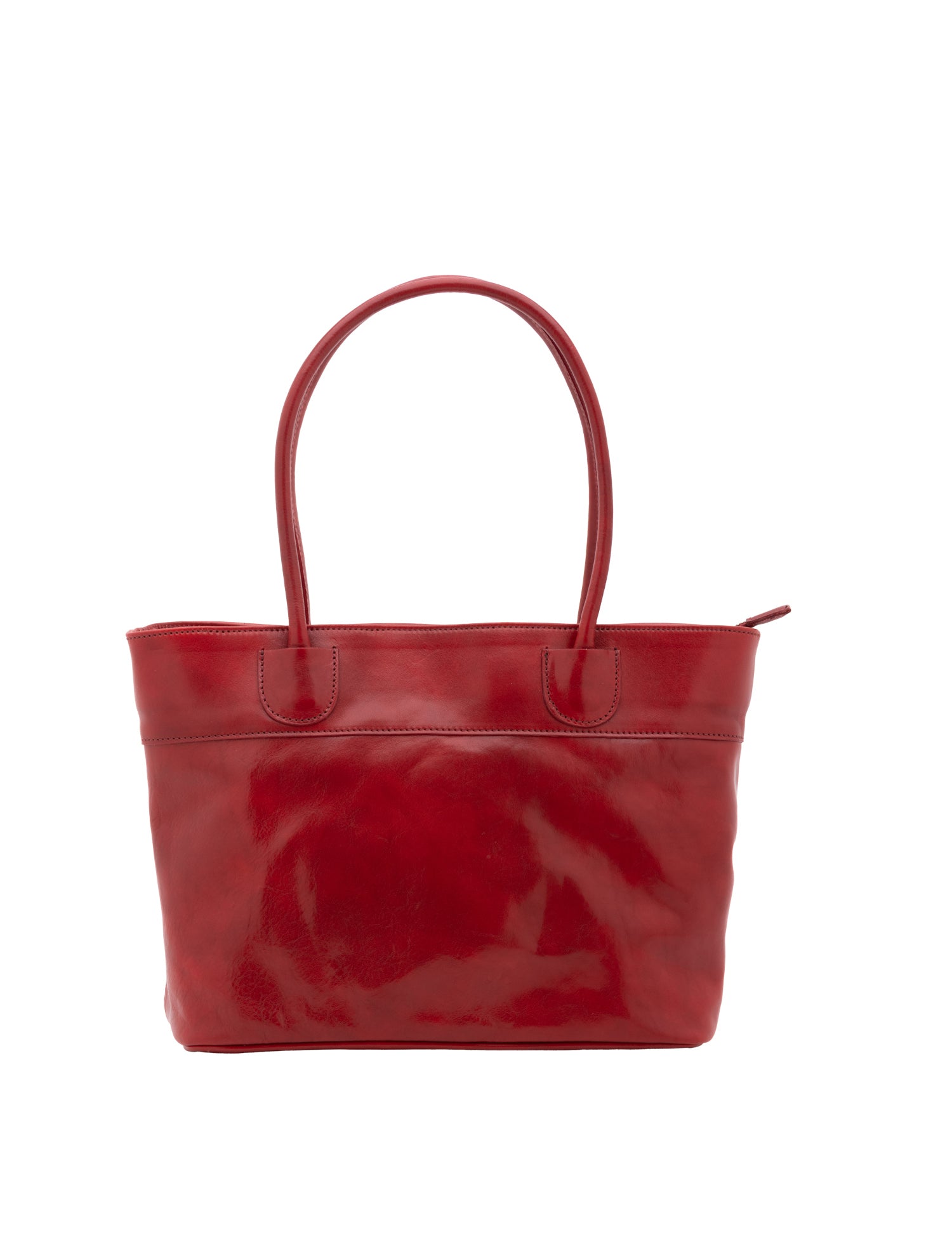 Borsa a tracolla da uomo in vera pelle 100% pelle 5562-Rosso I Fratelli