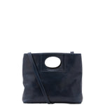 Borsa a tracolla da donna Vera pelle 5563-Blu I Fratelli