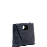 Borsa a tracolla da donna Vera pelle 5563-Blu I Fratelli