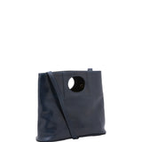 Borsa a tracolla da donna Vera pelle 5563-Blu I Fratelli