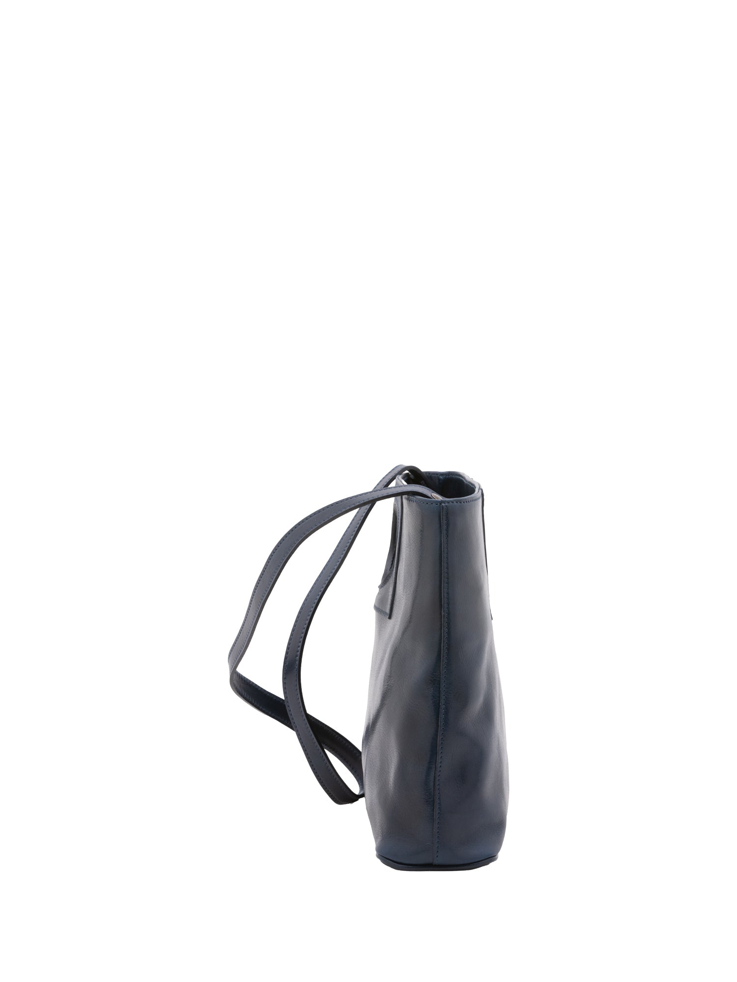 Borsa a tracolla da donna Vera pelle 5563-Blu I Fratelli