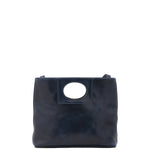 Borsa a tracolla da donna Vera pelle 5563-Blu I Fratelli
