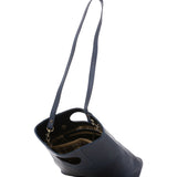 Borsa a tracolla da donna Vera pelle 5563-Blu I Fratelli