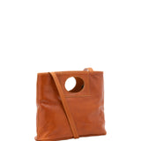 Borsa a tracolla da donna Vera pelle 5563-Cognac I Fratelli
