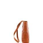 Borsa a tracolla da donna Vera pelle 5563-Cognac I Fratelli