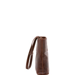 Borsa a tracolla da donna Vera pelle 5563-Marrone I Fratelli