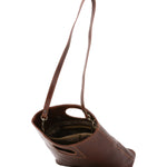 Borsa a tracolla da donna Vera pelle 5563-Marrone I Fratelli