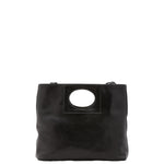Borsa a tracolla da donna Vera pelle 5563-Nero I Fratelli