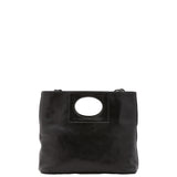 Borsa a tracolla da donna Vera pelle 5563-Nero I Fratelli