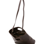 Borsa a tracolla da donna Vera pelle 5563-Nero I Fratelli