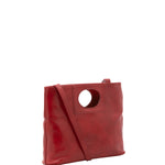 Borsa a tracolla da donna Vera pelle 5563-Rosso I Fratelli