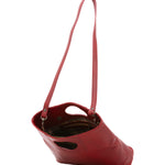 Borsa a tracolla da donna Vera pelle 5563-Rosso I Fratelli