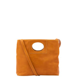 Borsa a tracolla da donna Vera pelle 5563-Senape I Fratelli