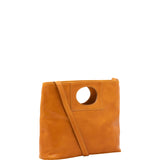 Borsa a tracolla da donna Vera pelle 5563-Senape I Fratelli