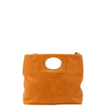 Borsa a tracolla da donna Vera pelle 5563-Senape I Fratelli
