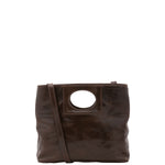 Borsa a tracolla da donna Vera pelle 5563-Tmoro I Fratelli