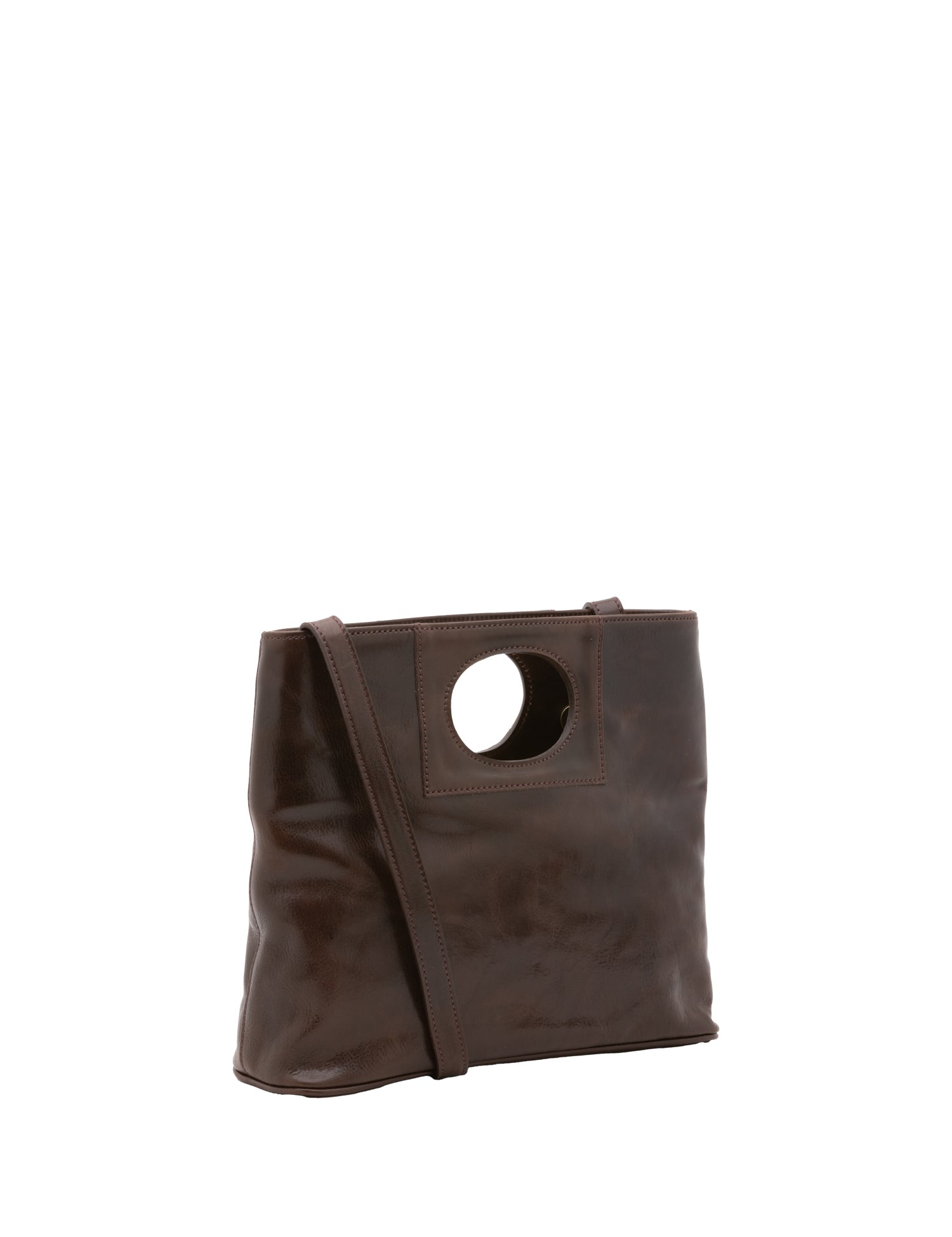 Borsa a tracolla da donna Vera pelle 5563-Tmoro I Fratelli
