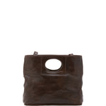 Borsa a tracolla da donna Vera pelle 5563-Tmoro I Fratelli