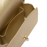 Borsa a mano da donna 100% PVC FLAT S MANHATTAN-GOLD + LIGHT GOLD Marc Ellis