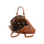 Borsa da lavoro uomo in vera pelle Made in Italy 5565-Cognac I Fratelli