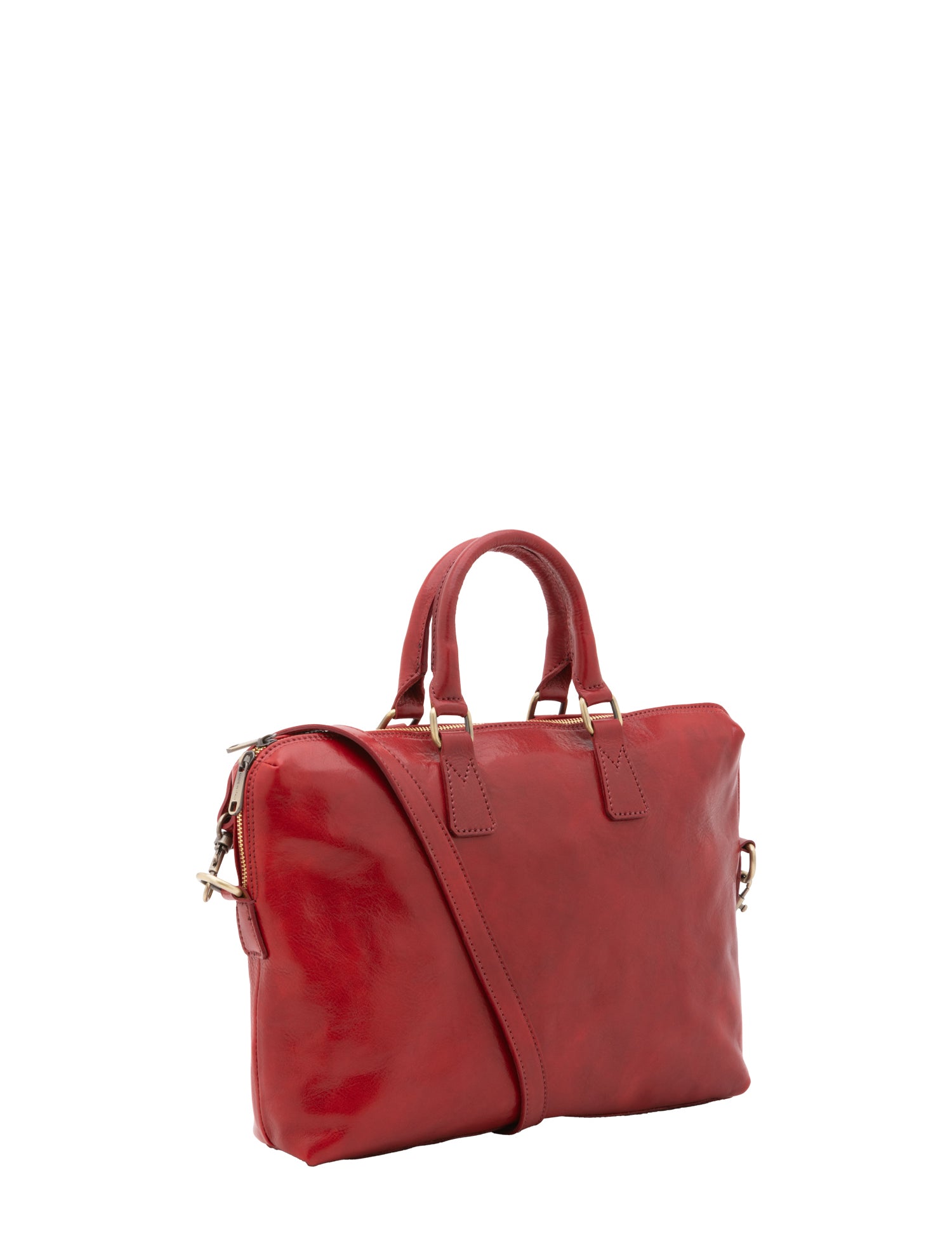 Borsa da lavoro uomo in vera pelle Made in Italy 5565-Rosso I Fratelli