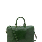 Borsa da lavoro uomo in vera pelle Made in Italy 5565-Verde I Fratelli