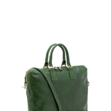 Borsa da lavoro uomo in vera pelle Made in Italy 5565-Verde I Fratelli