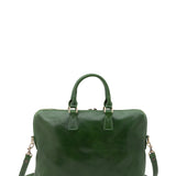 Borsa da lavoro uomo in vera pelle Made in Italy 5565-Verde I Fratelli