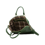 Borsa da lavoro uomo in vera pelle Made in Italy 5565-Verde I Fratelli