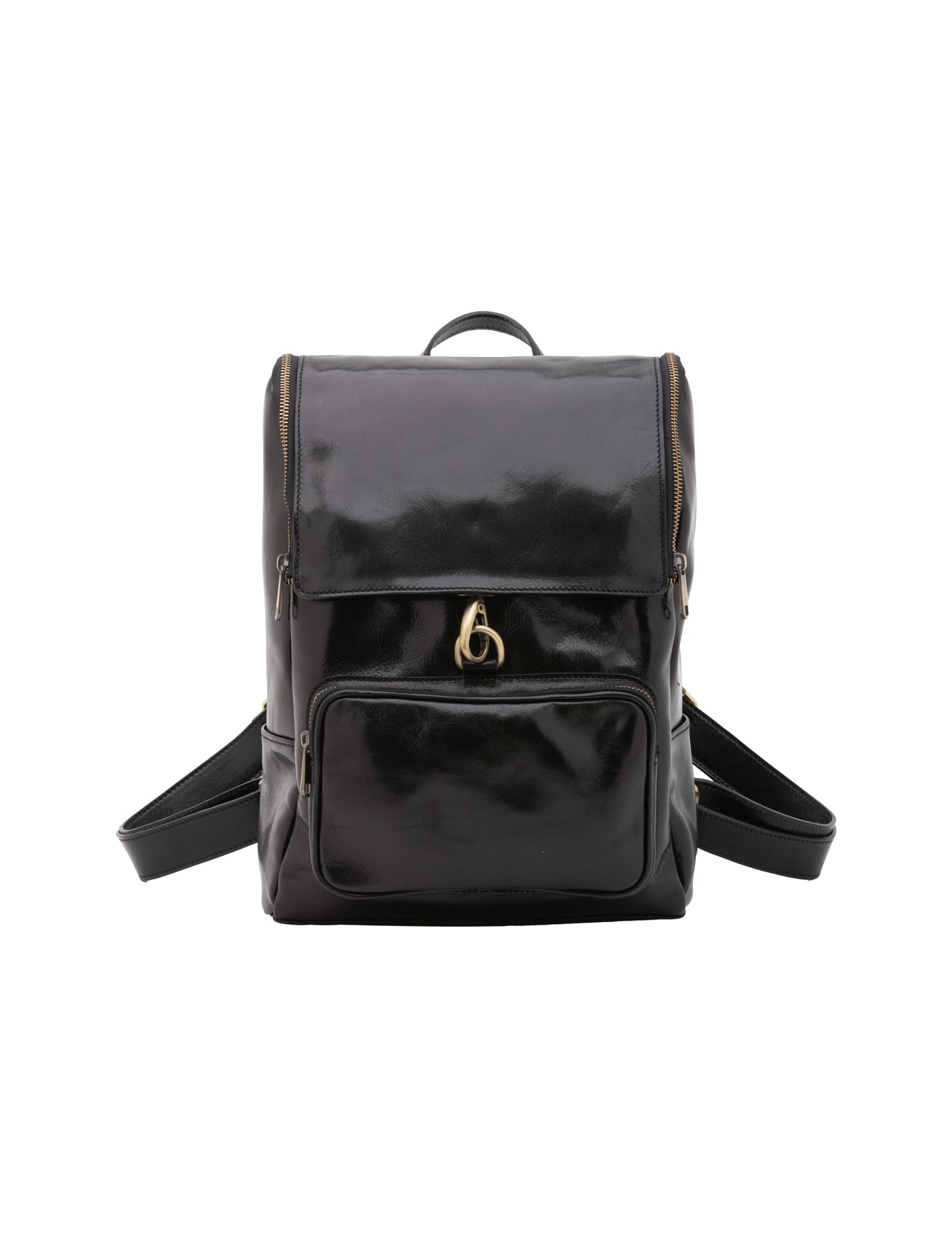 Borsa a spalla da donna Vera pelle 5567-Nero I Fratelli