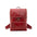 Borsa a spalla da donna Vera pelle 5567-Rosso I Fratelli