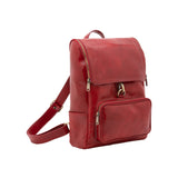 Borsa a spalla da donna Vera pelle 5567-Rosso I Fratelli