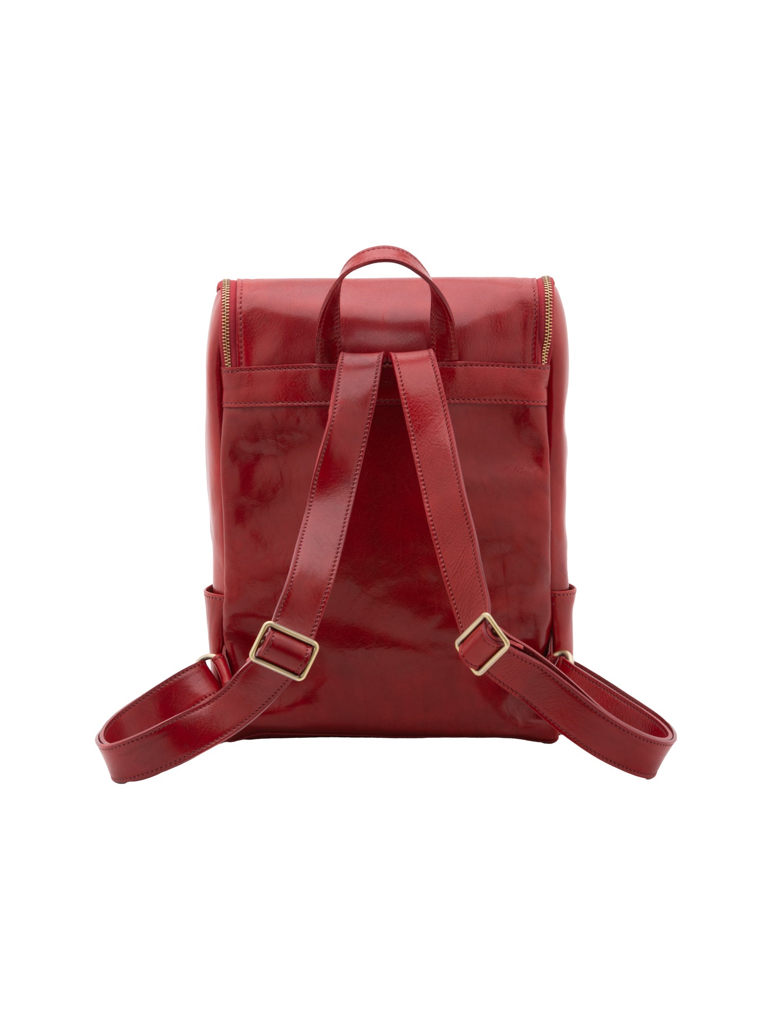 Borsa a spalla da donna Vera pelle 5567-Rosso I Fratelli