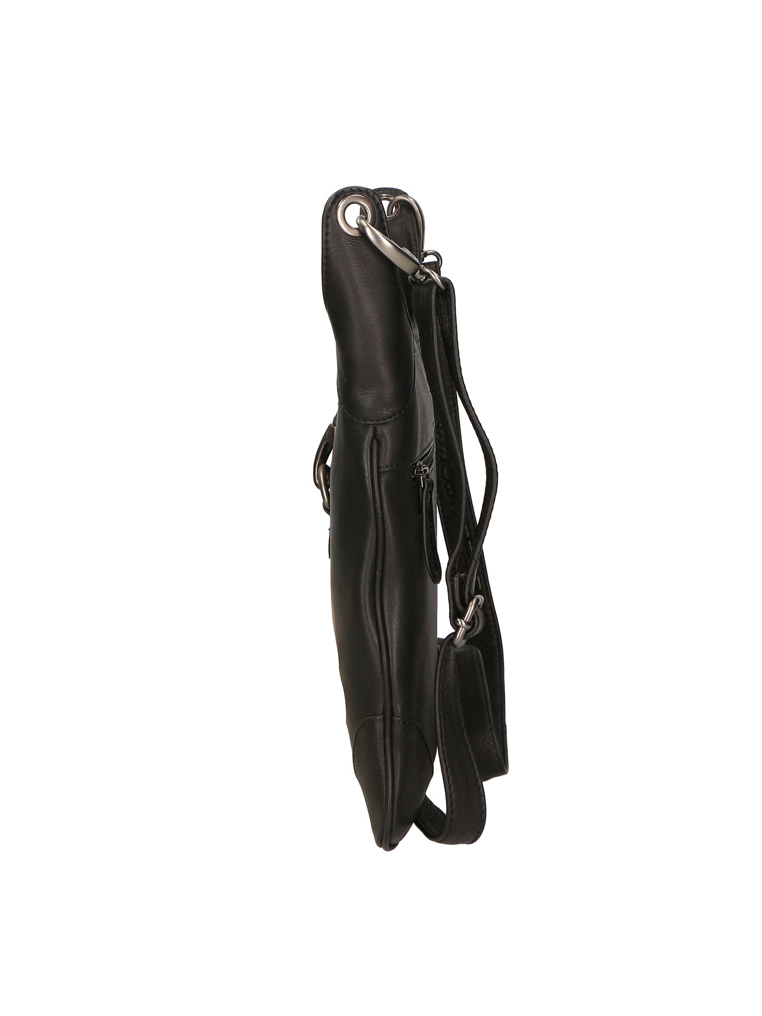 Borsa a tracolla da uomo in vera pelle RFID HILB-6169-NERO Hill Burry