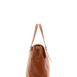 Borsa da viaggio unisex in vera pelle 100% cotone 4066-MIELE Alessia Firenze