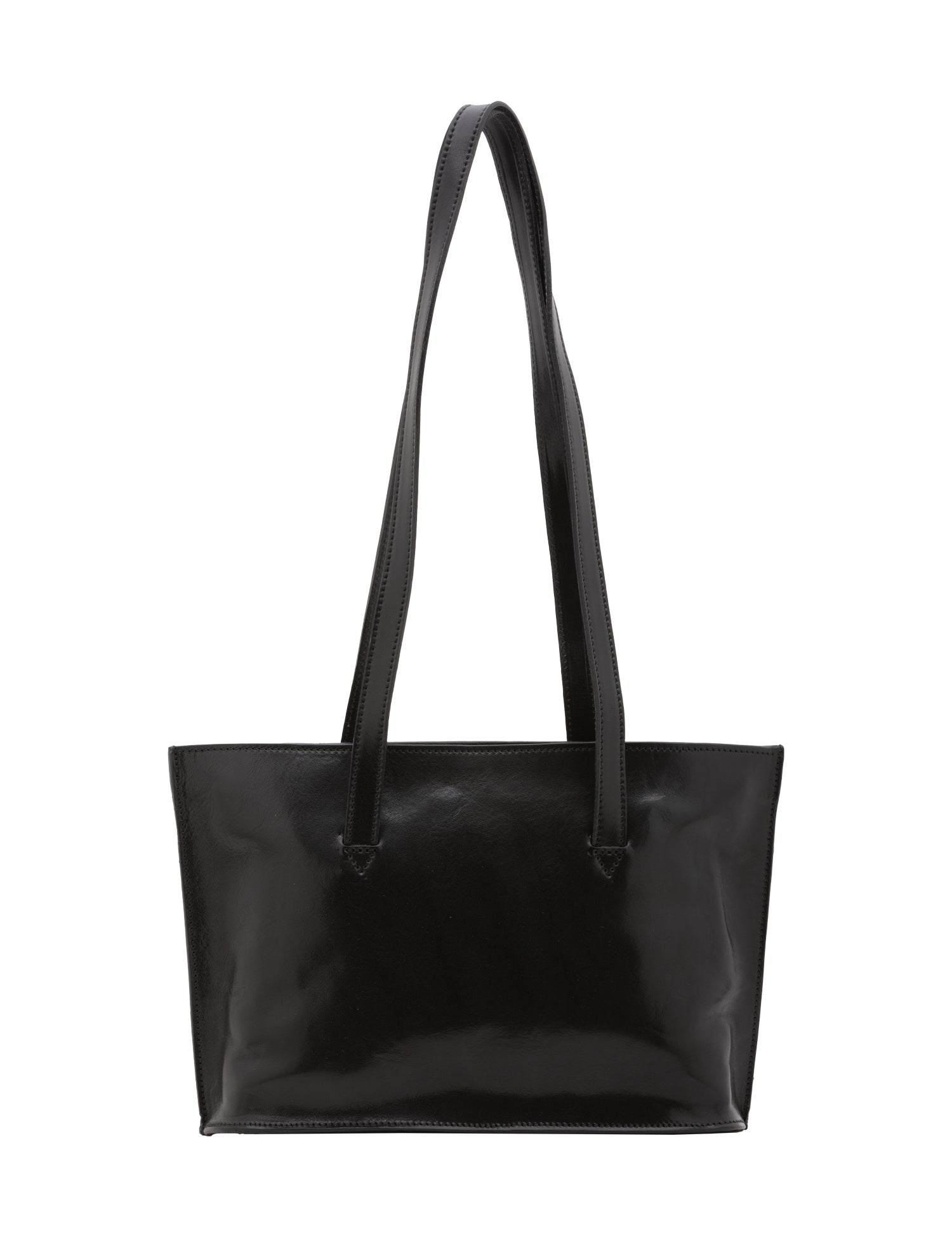 Borsa a spalla da donna 100% pelle 5571-Nero I Fratelli