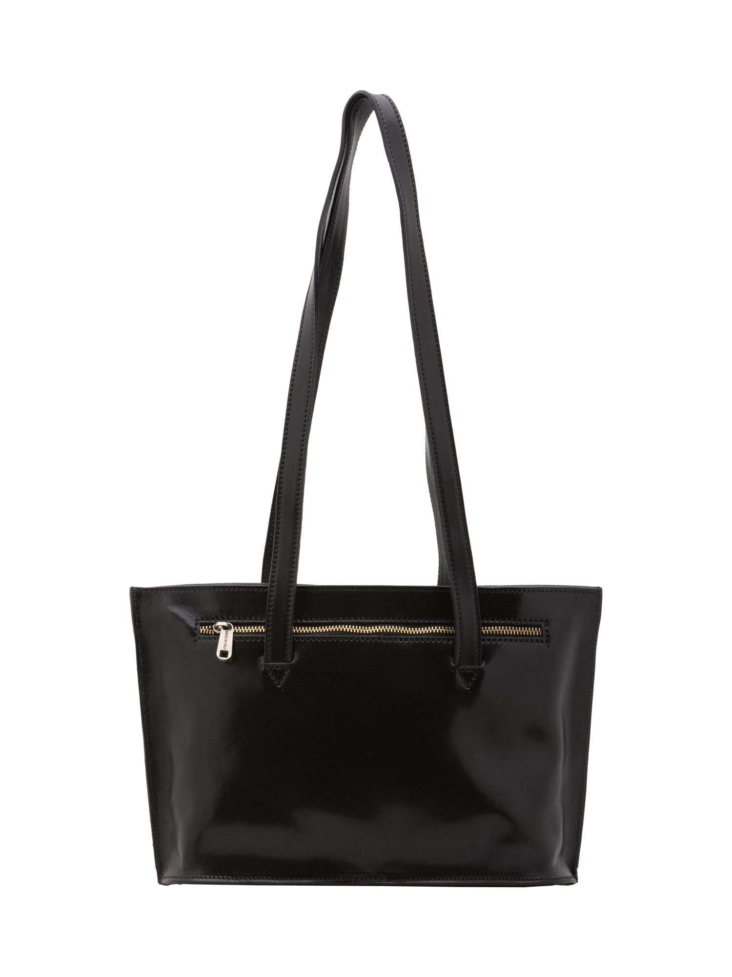 Borsa a spalla da donna 100% pelle 5571-Nero I Fratelli