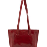 Borsa a spalla da donna 100% pelle 5571-Rosso I Fratelli