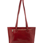 Borsa a spalla da donna 100% pelle 5571-Rosso I Fratelli