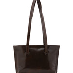Borsa a spalla da donna 100% pelle 5571-Tmoro I Fratelli