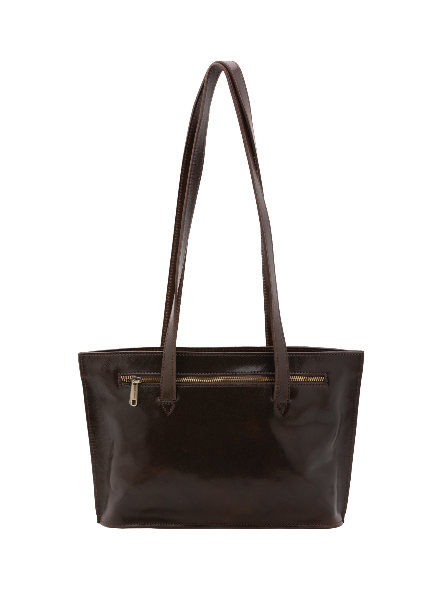 Borsa a spalla da donna 100% pelle 5571-Tmoro I Fratelli