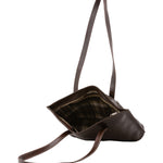 Borsa a spalla da donna 100% pelle 5571-Tmoro I Fratelli