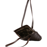 Borsa a spalla da donna 100% pelle 5571-Tmoro I Fratelli
