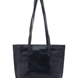 Borsa a spalla da donna 100% pelle 5572-Blu I Fratelli