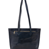 Borsa a spalla da donna 100% pelle 5572-Blu I Fratelli