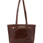 Borsa a spalla da donna 100% pelle 5572-Marrone I Fratelli
