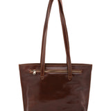 Borsa a spalla da donna 100% pelle 5572-Marrone I Fratelli
